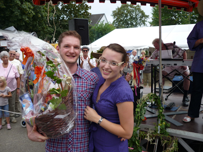 Die Gewinner des Fresskorbs